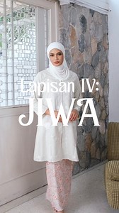Kebarung-inspired with delicate embroidery ✨ A modest silhouette made for effortless elegance this Raya. Now available for pre-order online. | POPLOOK