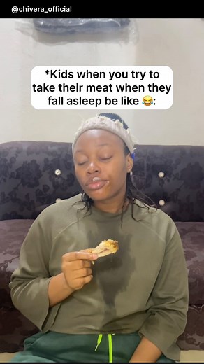CHIVERA on Instagram: "Kids when you try to take their meat when they fall asleep be like 😂 . . . #relatable #kids #funny #comedy #funnyvideos #reels #explore #explorepage"