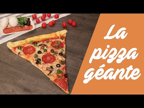 La recette de la part de pizza géante !