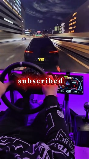 POV Night Driving | Sim Racing Cinematics #povdriving #simracing #nightdrive #gaming