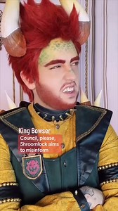 Bowser is backed into a wall as the council analyzes possible motivesMariolore is a story told using narrative bias based on character perspective. The audience follows the POV of Bowser and Peach during the investigation. I'm curious if any of you will understand what Shroomlock and Toadsworth THINK happened in the comments. #mariolore #nintendo #bowser #kingboo #princesspeach | Dinobunny Cosplay