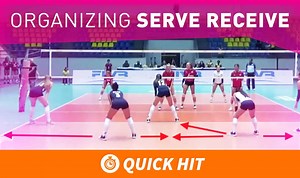 Organizing serve receive