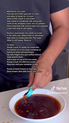 Easy Tiramisu Ice Cream Dessert Recipe