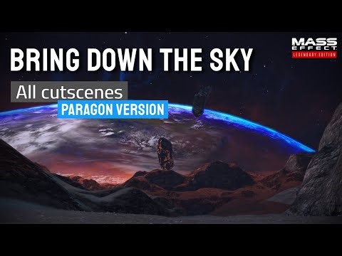 Bring Down The Sky - All cutscenes (paragon version) - Mass Effect Legendary Edition