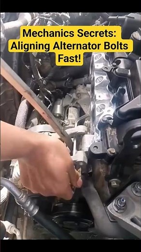 DIY Alternator Replacement