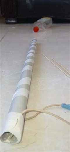 Making a simple bow with plastic pipe