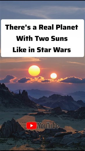 There’s a Real Planet With Two Suns — Like in Star Wars 🌞🌞🪐”