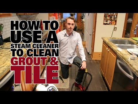 How to Steam Clean Grout & Tile - Dupray
