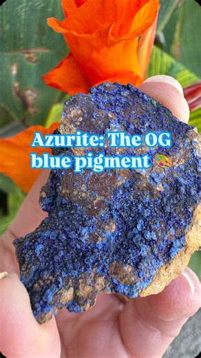 💙🎨✨#therockandartshop #azurite #minerals #vibrant #blue #geology #crystals | The Rock and Art Shop