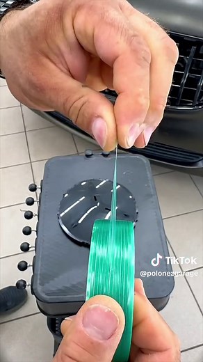DIY Mercedes Emblem Wrap in M Power Colors
