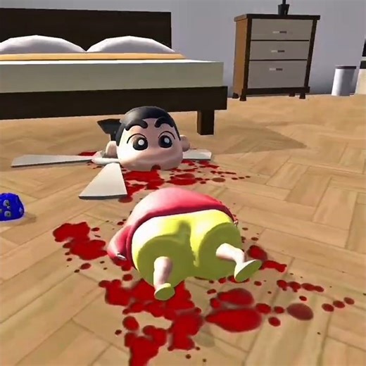 😱 Shinchan & Franklin vs Killer Color Monsters 💥| Horror Experiment Gone Wrong | #IBD3D #shorts #gta