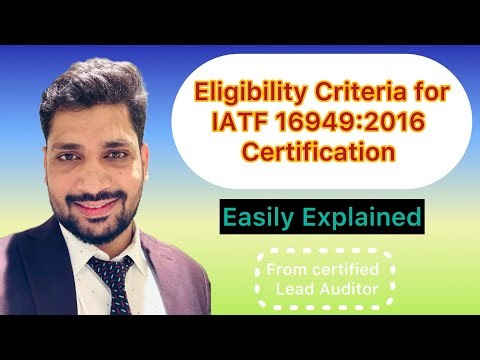 IATF 16949 Eligibility Criteria Explained in Simple Language | Complete Basics.