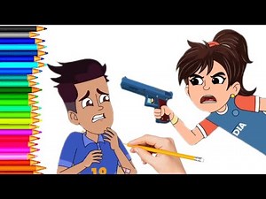 Chikoo kidnap Drawing | Bunty special birthday | chikoo Aur Bunty easy drawing | cartoon drawing