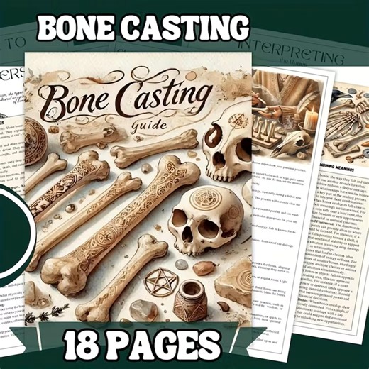 DIY 18-page Guide to Learning Bone Reading – a Guide to Understanding and Using It | for Magic and Hoodoo, Bone Reading, Connecting, Interpretations and Much More - Etsy