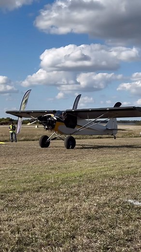 Frank knapp taking off in his heavily modified cub. | National STOL Series