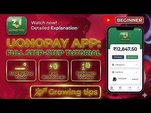 Uono Pay App Overview | Best Online Earning App | Tutorial For Beginner | Fast Withdrawals