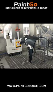 110K views · 581 reactions |  Can auto parts be easily solved? With PaintGo, the answer is yes! This intelligent spray system eliminates tedious manual operations and realizes a standardized, high-quality spraying process. Not only does it improve efficiency, it also reduces material waste and achieves green and environmentally friendly production! | PaintGo Intelligent Spray Painting Robot | Facebook