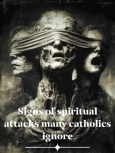 🌹🌹Signs of Spiritual Attacks Many Catholics Ignore Not every spiritual battle comes with dramatic signs. Many times, spiritual attacks come quietly—subtle, hidden, and easy to ignore, especially when life is busy or we are spiritually distracted. Here are some often-missed warning signs: 1. 🏵️Sudden Disinterest in Prayer When prayer feels pointless, burdensome, or constantly delayed without reason, it may be more than fatigue—it may be a spiritual battle. 2. Constant Distraction During Sacred