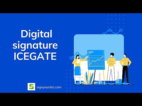 Digital Signature for ICEGATE, Class 3 DSC for IceGate