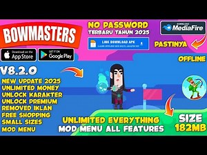 Bowmasters Mod Apk 8.2.0 New 2025 - Unlimited Everything & Unlock All Characters