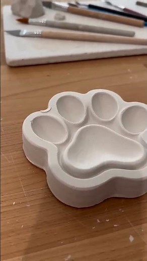 DIY PET PAW PRINT KEEPSAKE! 🐾❤️