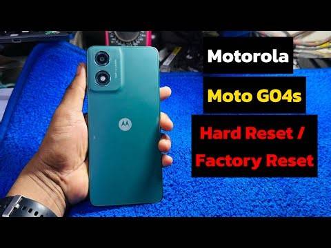 Moto G04 Hard Reset / Factory Reset Without PC (2025 Method)