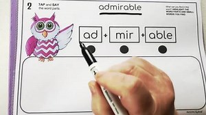 DECODE MULTISYLLABIC WORDS EXPLORE A WORD 100 #1 ADMIRABLE