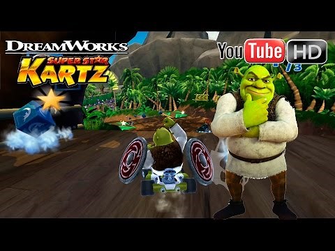 DreamWorks Super Star Kartz [Xbox360] - Shrek Race | ✪ Madagascar ✪ | TRUE HD QUALITY