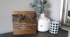 How to turn handwriting into an SVG to cut with a Cricut!