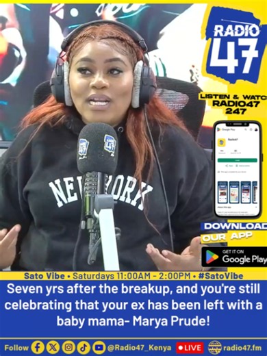 Yaani 7yrs after kuachana, na bado unacelebrate eti ex wako ameachwa na baby mama wake - Marya Prude 😂😂 Kwani how long does it take for someone to heal after a breakup? ‎#SatoVibe #HapaNdipo
