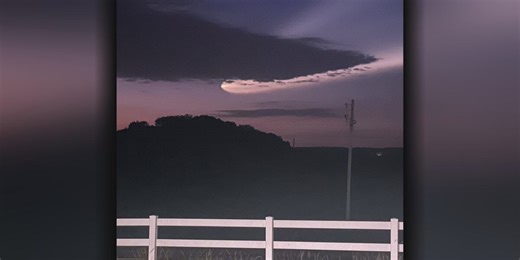What was the mysterious comet-like object in the sky early Wednesday morning?