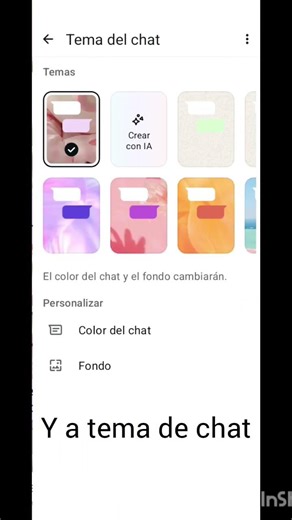 tutorial de cómo cambiar de color los mensajes de WhatsApp #flop