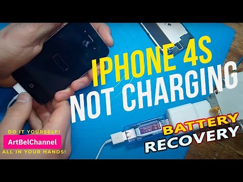 Repairing iPhone 4s doesn't turn on, doesn't charge - battery recover (How to) [Do it yourself]