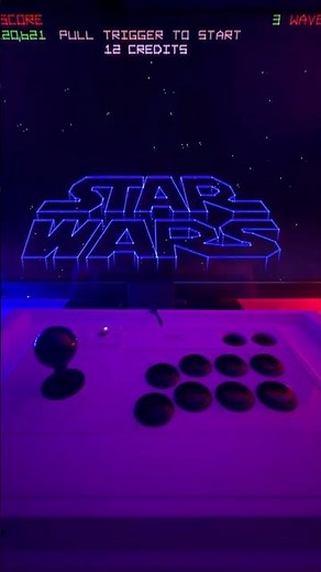 The very first Star Wars Arcade game ever (Atari, 1983)
