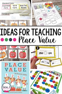 6 Ideas for Teaching Place Value   A Freebie