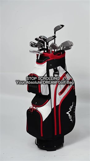 Designed for golfers who prefer to ride, these cart bags offer maximum storage, easy accessibility, and a secure fit on all types of motorized golf carts.#golfgear #unihimalgolf #function #lightweight #golfer