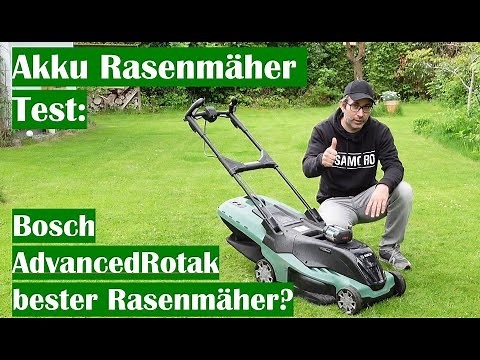 Cordless Lawn Mower Test: Is the Bosch AdvancedRotak the Best Cordless Lawn Mower? - My Experienc...