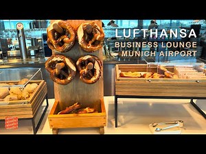 Lufthansa Business Class Lounge Munich Terminal 2 [4K]