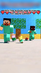 Axolotl life like a cat #animation #funnyvideos #shorts #minecraft | CheesyPubss