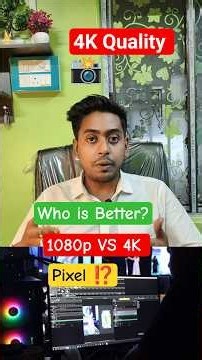 1080p VS 4K What's Different ⁉️🧐 #camera #4k #youtubeshorts
