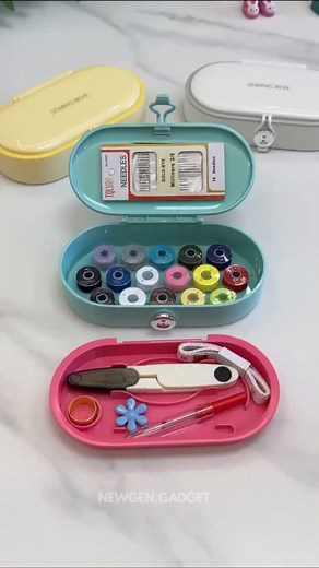 देखने में cute, काम में super! 💖 ये Mini Sewing Kit हर घर के लिए perfect है — सुइयां, कैंची, नापने की टेप और 16 रंगों के धागे एक ही जगह! सबसे खास इसका Threader, जिससे बुज़ुर्ग भी आराम से सुई में धागा डाल सकें 🧵 कमेंट करो 👇 अगर लिंक चाहिए! #MiniSewingKit #UsefulGadgets #CuteTools #HouseholdEssentials #TravelFriendly #SmartGadgets #GadgetReel #GadgetForHome #IndianCreator #AffordableFinds #SewingTools | NewGen Gadget