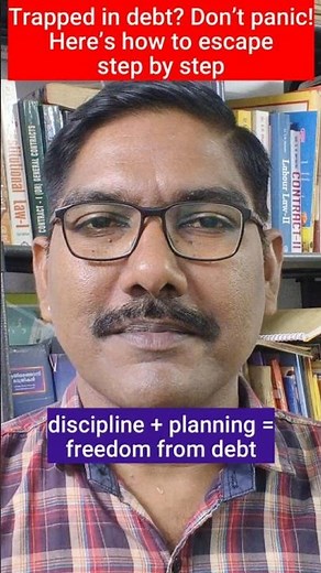 Trapped in debt? Don’t panic! Follow these 5 simple steps to escape and gain your financial freedom