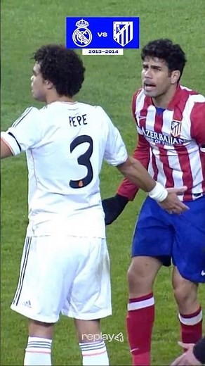 🤬 Sparks fly between Pepe and Diego Costa #realmadrid #atleticomadrid #pepe #diegocosta