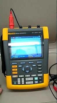 #92: Pruebas con Osciloscopio Fluke 190-504 en el tren del metro DF transientes en linea DC.