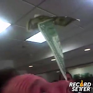 32K views · 85 reactions | American Kip Burrus balanced two banknotes on his nose for 12.75 seconds, a RecordSetter.com world record! | RecordSetter | Facebook