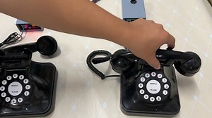 Watch Retro telephone set with traditional mechanical bell on Amazon Live