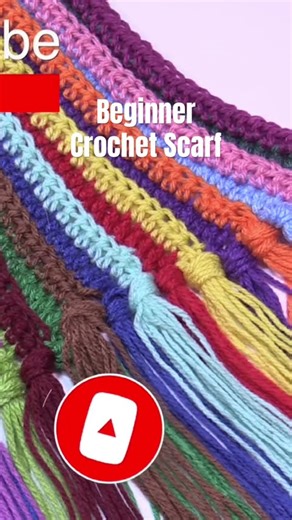 Beginner Crochet Scarf Anyone Can Make #crochet