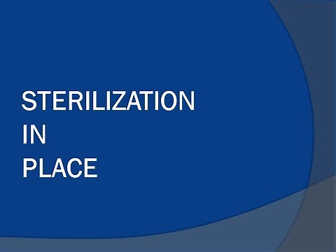 Sterilization in Place