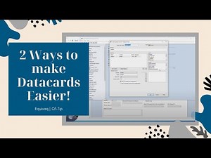 Q! Tip™ - 2 ways to make your Datacard Data a LOT easier for users in SOLIDWORKS PDM