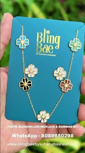New Necklace & Earrings Set collection just dropped 💖✨